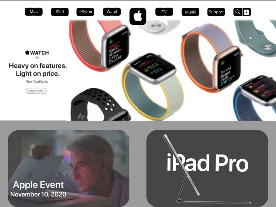 Apple Website Redesign