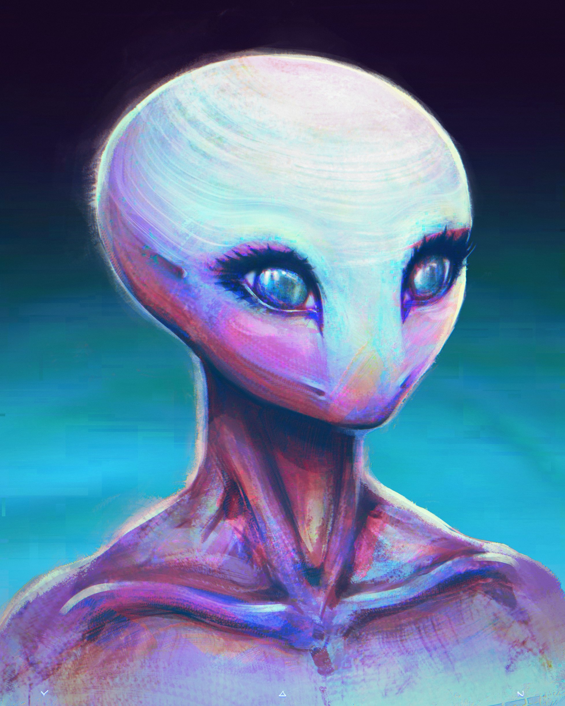 Colorful Alien Art