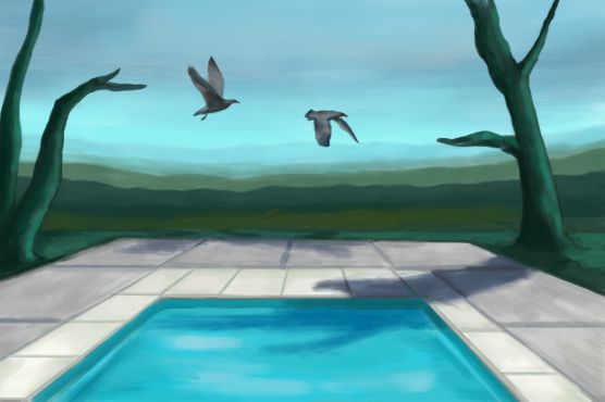 Poolside