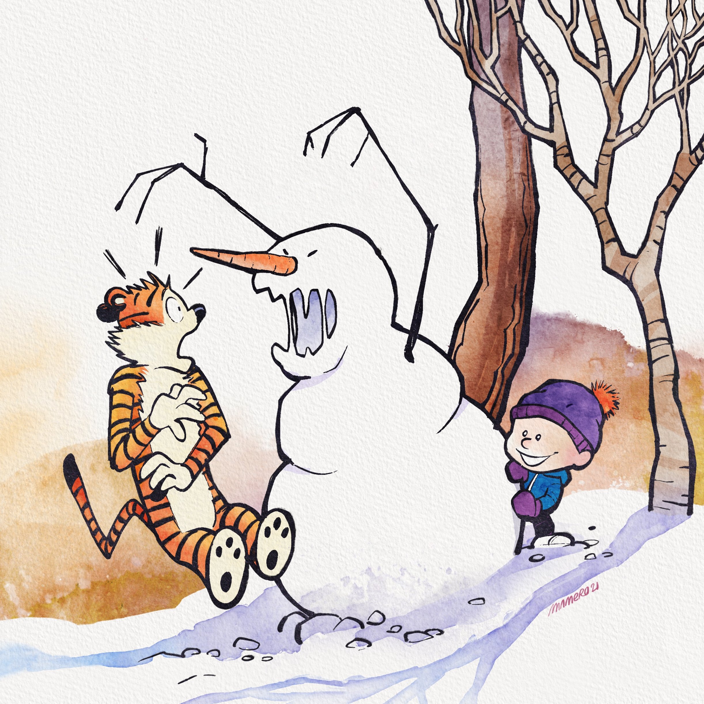 calvin-and-hobbes-snow-fort