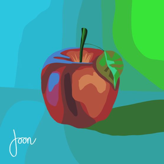A color theory apple