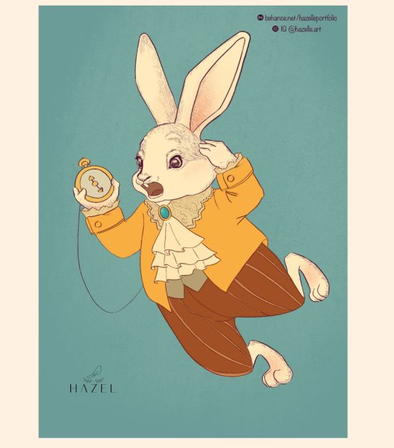 The white rabbit